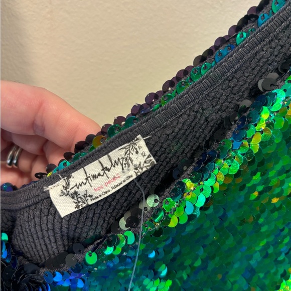 NWT Free People Sequin Dress. XS - Picture 5 of 9